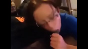 Preview 4 of Xxxsbutty - Sexy white chick with glasses sucking black dick