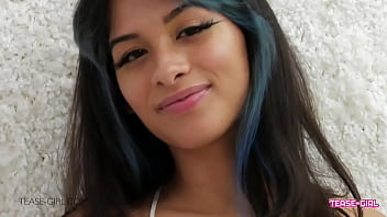 Preview 2 of Xsad - Pretty Teen Brunette shows her perfect body