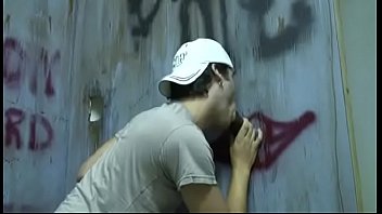 Preview 1 of Tube Cucumber Insertion - Gay Gloryhole And Interracial Handjob Video 13