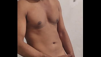 Preview 1 of Bambola 1996 - Ashwin sucking dildo and jerking cumshot