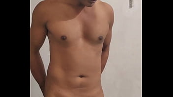 Preview 4 of Bambola 1996 - Ashwin sucking dildo and jerking cumshot