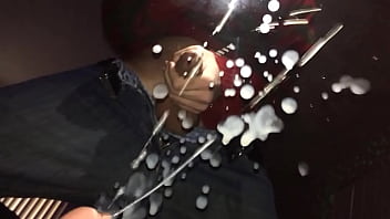 Preview 4 of Mummy Efa Part1 - Girthy Stud Cums On Mirror