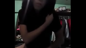 Preview 2 of Masturba Publico - Trans masturb&aacute_ndose en web cam