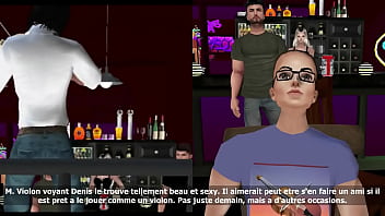 Preview 4 of Lezley Zein - Le Violoneux Denis Rencontre Pour La 1ere Fois Monsieur Violon Part-1 de 3