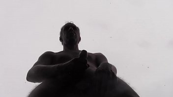 Preview 3 of Flem Porno Japanespporno - Sborro,  tutto nudo,  sotto la neve!