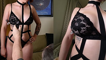 Preview 3 of Nyjx Maze - Kat Knife Models two very sexy lingerie sets for us.
