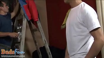 Preview 1 of Work And S Sex - Cute boys and a make a heated painting orgy
