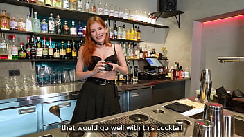 Preview 1 of Anushka Sharma Hot X Nxx Videos - Delicious Discoveries: Customer Goes Down Hot Bartender&#039_s Lingerie