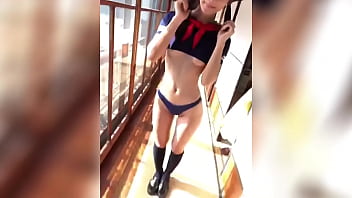Preview 2 of Asian Teen Condom Drink - Assiatica fofa 3