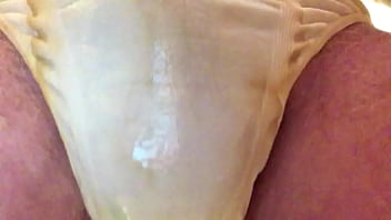 Preview 2 of Busty Butt Doggy - pissing in my dirty underwear