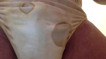 Preview 1 of Busty Butt Doggy - pissing in my dirty underwear