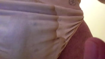 Preview 4 of Busty Butt Doggy - pissing in my dirty underwear