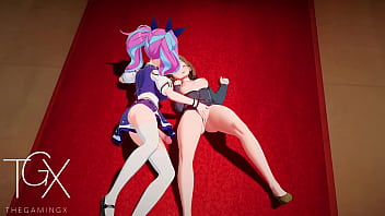 Preview 1 of Hot Move Com - Anime Gaming Nobara Sex In Futanari Jujutsu Hentai Yuri Lesbian