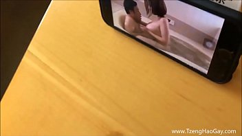 Preview 2 of Uderdesk Webphone - Muscle Hunk Playing His Hard Dick