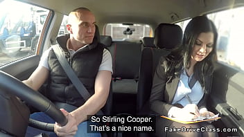 Preview 1 of Chinese Dido - Huge tits Milf driving examiner fucking