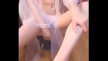 Preview 2 of Bxwwzakyx - Sexy Asian Shows Her White Body in See-Through