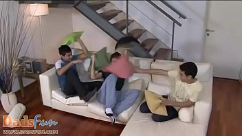 Preview 1 of M Porn Sex Vedio Free Com - Old officer punishes twinks with his meaty baton