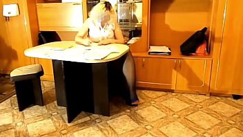 Preview 1 of Dubai Girl Hidden Cam - Boss Fucks me in the office on the table