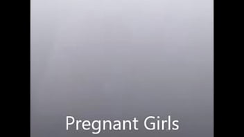 Preview 4 of Teenie School Girls - Friends Preggo Wife Eats Cum in Car
