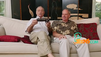 Preview 1 of Only Sestar Xxx - Adorable teen with ponytails gets to ride on a grandpa