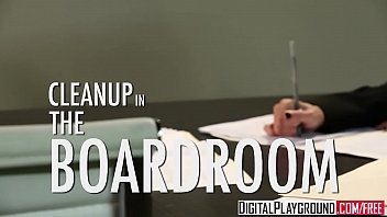 Preview 1 of Hot Sex Zehra Tuylu - DigitalPlayground - (Aaliyah Love,  Chad White) - Cleanup In The Boardroom
