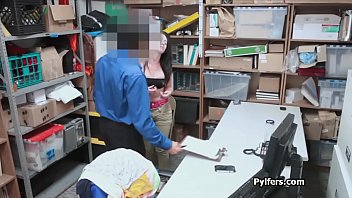 Preview 2 of Ladyboy Fuck Me Ass - Officers big dick sucked by perky thief