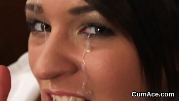 Preview 4 of Shemales Vergones - Wicked babe gets sperm shot on her face swallowing all the cream