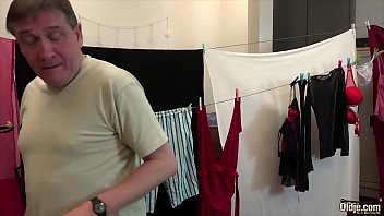 Preview 1 of Wwe Film - Innocent Teen Seduces Grandpa and he cum on her tongue