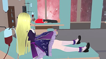 Preview 2 of Smal Giral Xixy Vidio - Tall blonde angel Eris will please her rescuers in the spaceship&#039_s hospital