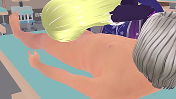 Preview 3 of Smal Giral Xixy Vidio - Tall blonde angel Eris will please her rescuers in the spaceship&#039_s hospital
