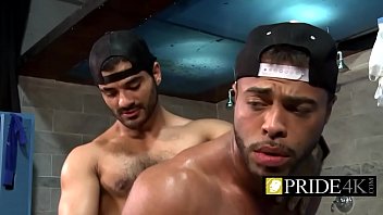 Preview 4 of Many Milk Out - Muscular ebony stud got lubricated by horny friend2