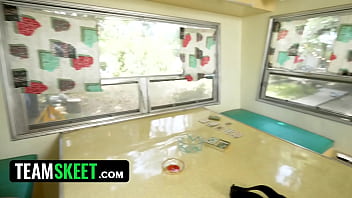 Preview 2 of Very Hard Crining Sex Video - Concept: Trashy StepFamily