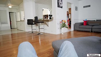 Preview 1 of 4some Wife Meets - Hot room mates sharing one large cock