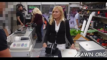 Preview 2 of Cute Sracay Silverstone - Extraordinary fucking sex in shop