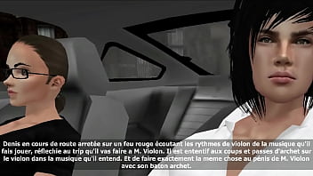 Preview 3 of Tiny Pussy Stretch - Le Violoneux Denis Rencontre Pour La 1ere Fois M Violon Part-2 de 3