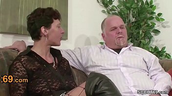 Preview 1 of Big Ass Mom And Plumber - German MILF and Mature fuck with old man in Threesome