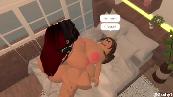 Preview 1 of Daynia Piss Mix - Fucking a Hot Lesbian Fan #1 [Roblox]
