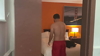 Preview 1 of Hot Sex Valerie - Hot young guy Berry Mckockiner jerks off in hotel room all alone