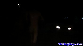 Preview 2 of Spying Brother Caught - Hazed amateurs anally screwed by hard cocks