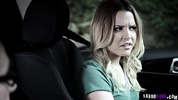 Preview 1 of Teacher Student Chudai - Aubrey Sinclair blowjob the drivers thick cock