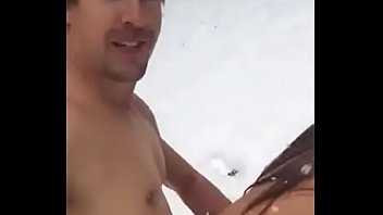 Preview 3 of Ride Licking Wife - Трахаются на морозе