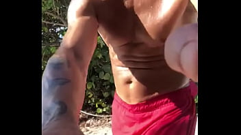 Preview 4 of Teem Sleetcom - MAXXX LOADZ THE BEACH BODY LIFEGUARD PORNSTAR TAN FIT  WITH ROCK HARD ABS