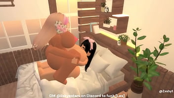 Preview 4 of Japan Teen 2a - Fucking a Sexy Lesbian Customer [Roblox]