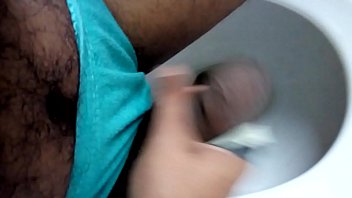 Preview 2 of White Cheating - Boy Masturbating On Neighbour Aunty&#039_s 90cm  Blue Panties