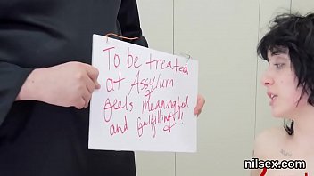 Preview 1 of Sunny Levon Sex Vidivo - Kinky cutie was taken in ass hole asylum for painful therapy