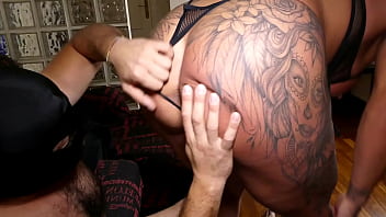 Preview 4 of Lisa And My Boy - Danaxmuscles makes a fan&#039_s dream come true and lets him break her ass and pussy (Trailer)