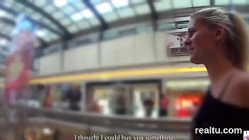 Preview 2 of Tube Stubeadam - Flawless czech sweetie is teased in the shopping centre and penetrated in pov