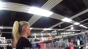 Preview 4 of Tube Stubeadam - Flawless czech sweetie is teased in the shopping centre and penetrated in pov
