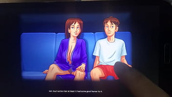 Preview 2 of Bukkake Silvia Monica 4 - Summertime Saga &ndash_ Movie with Mom