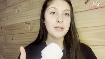 Preview 1 of Belly C Compilation - Morena peituda se masturba e goza gostoso com varinha m&aacute_gica em quarto de motel - Julygarcia.com.br